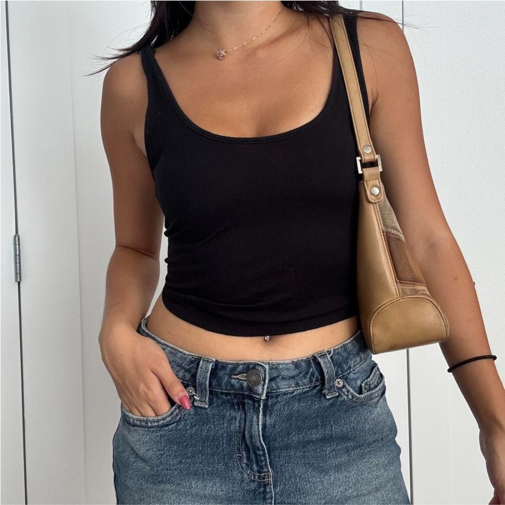 Express Classic Black Crop Top